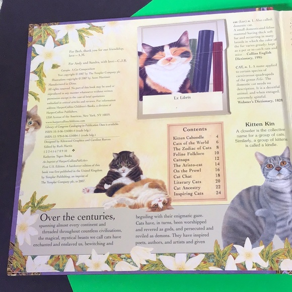 Catopia A Cat Compendium Big book of cat treasures & fun by Anne Mortimer 2007 - Picture 2 of 16